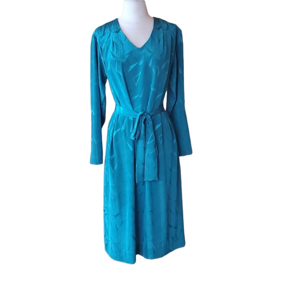 Vintage Jennifer Gee Green Dress